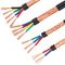 Protetor trançado à prova de chama do fio de cobre de cabo distribuidor de corrente RVVP do controle